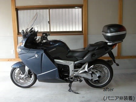 K1200GTにトップケース取り付け - ＨＩＲＯ-Ｐ'Ｓ ＲＯＯＭ