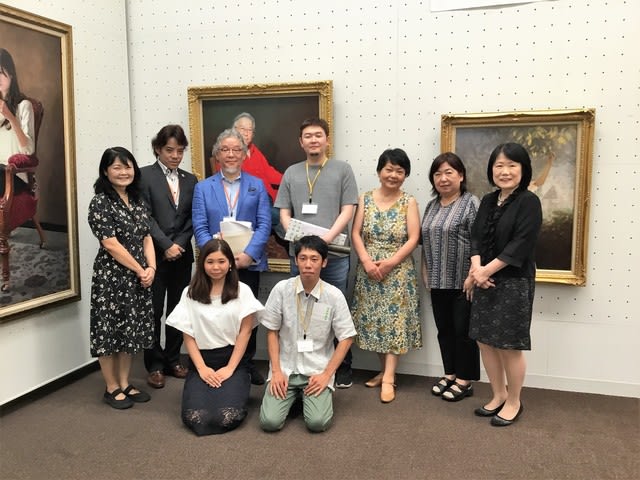 第66回全日肖展”五日目、東京都美術館にて - あなたの想いを
