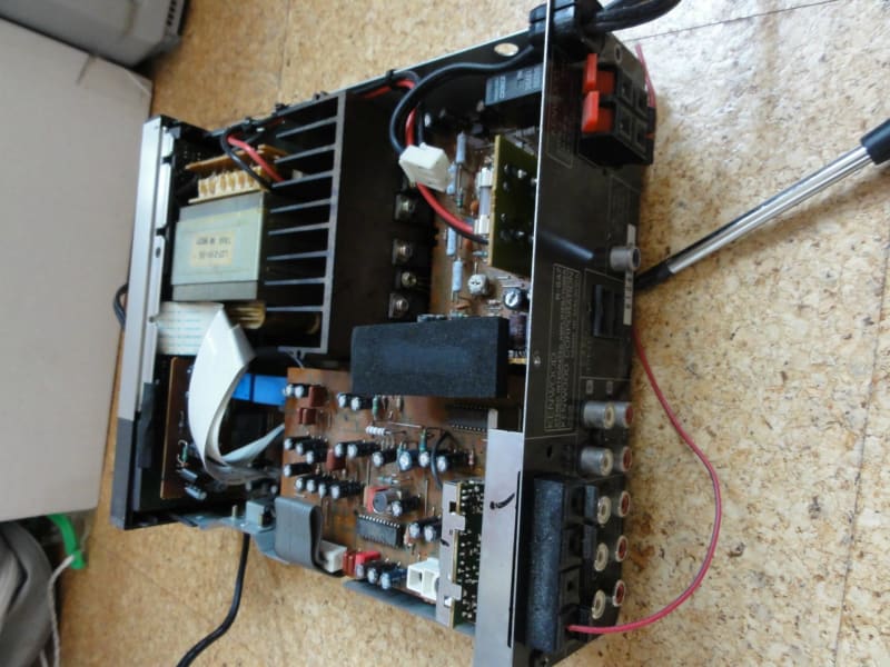 KENWOOD R-SA7 アンプ修理 - トランスポーターとオートバイ