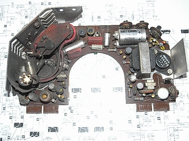 SONY, 8-301J (1962?) - テレビ修理-頑固親父の修理日記 SONY, 8-301J (1962?) - テレビ修理-頑固親父の修理日記