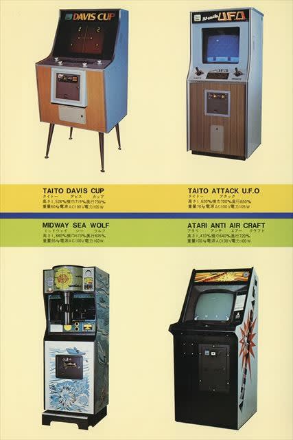 1983年 WHAC A MOLE他、アメリカのアーケードゲーム筐体カタログ集。-