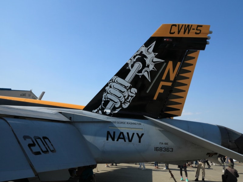 TOPGUN VF-213 第213戦闘飛行隊 刺繍 ワッペン 両面 ベルクロ