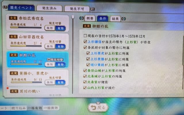 信長の野望・新生PK長篠上級勝頼再戦2 攻めては停戦攻めては停戦