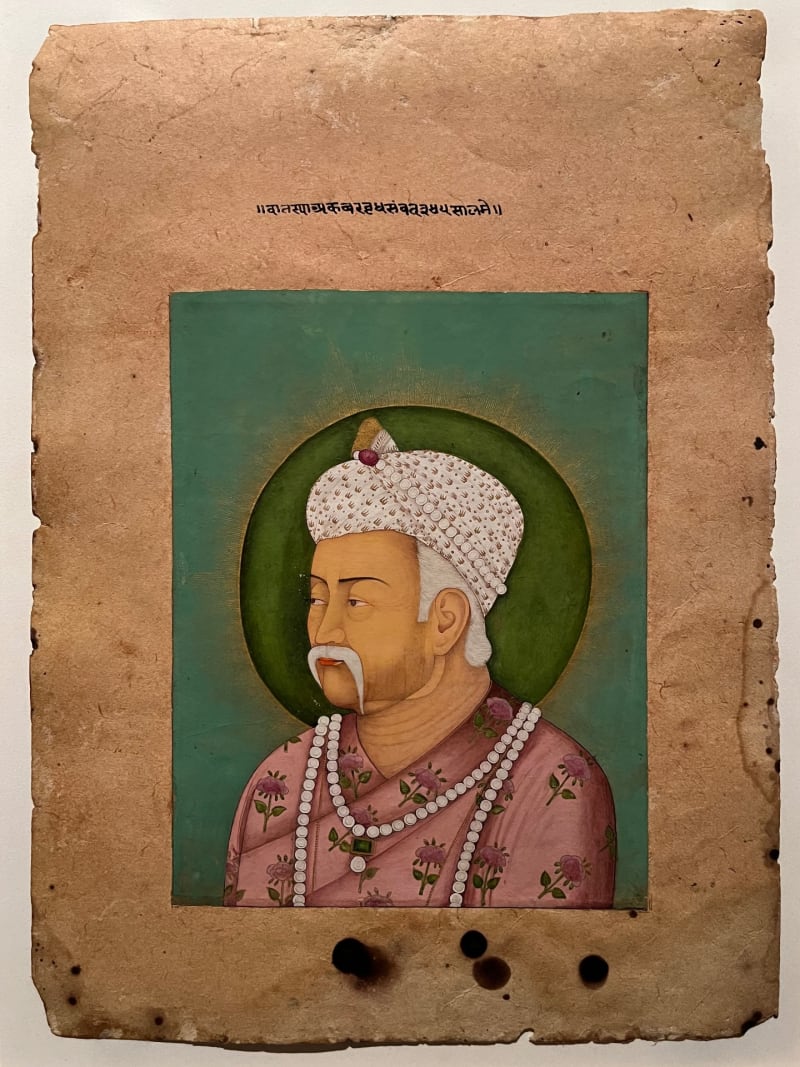 画像】2024年10月の「インド細密画」は「ムガル帝国の皇帝像」（東京国立博物館東洋館常設展示） - 東京でカラヴァッジョ 日記