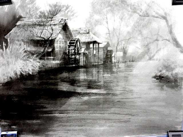 短期集中講座 現代水墨画 「篠原貴之の創作方法」② - SAKURA 短期集中講座 現代水墨画 「篠原貴之の創作方法」② - SAKURA