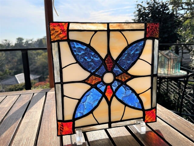ステンドグラスの小さなパネル (12/10) - Stained Glass ステンドグラスの小さなパネル (12/10) - Stained Glass