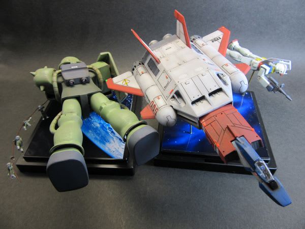 ガンプラ 旧キット 1/144 コアブースター制作③ ついに完成しま