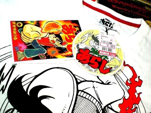 レトロ漫画Tシャツ ゲームセンター嵐 コロコロコミック 40th ビックサイズ