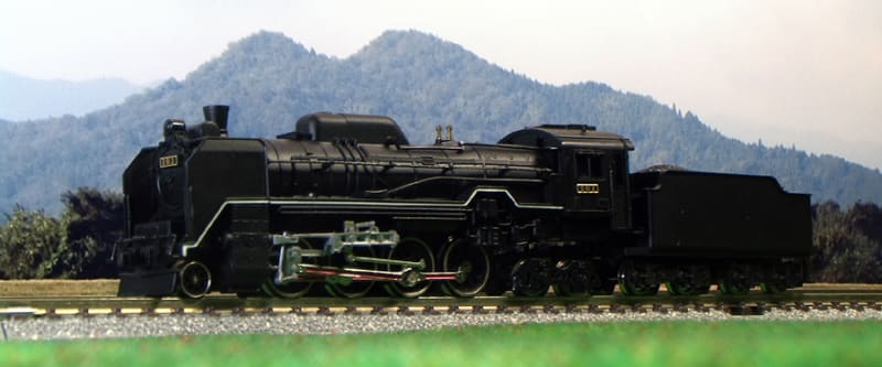 大切な D61型蒸気機関車(80分の1) すりむき 鉄道模型