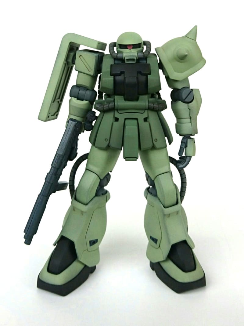 HGUC MS-07B グフ(闇夜のフェンリル隊仕様)ガンプラ塗装済完成品
