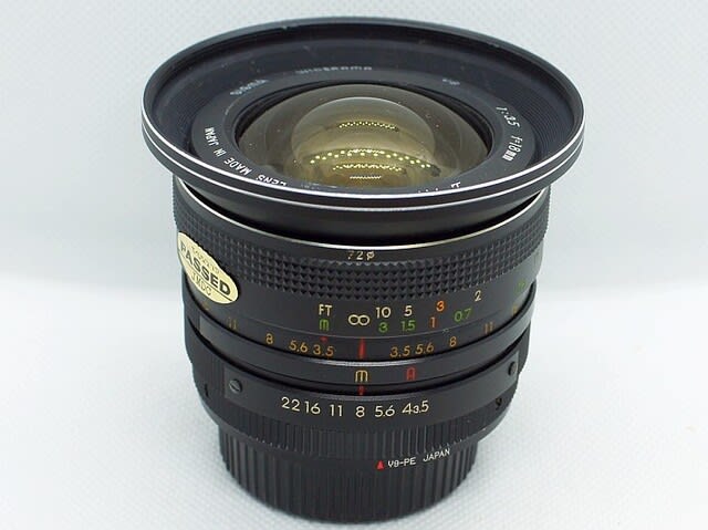 オールドタイマーの超広角レンズ SIGMA WIDERAMA YS 18mm F3.5 (M42