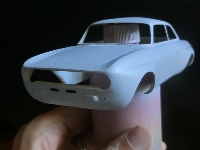 1/24グンゼ改造 アルファロメオ1750GTAm製作開始 - sportscar