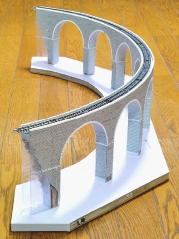 石積みアーチ橋 制作中 3 - ふせちゃんのブログ