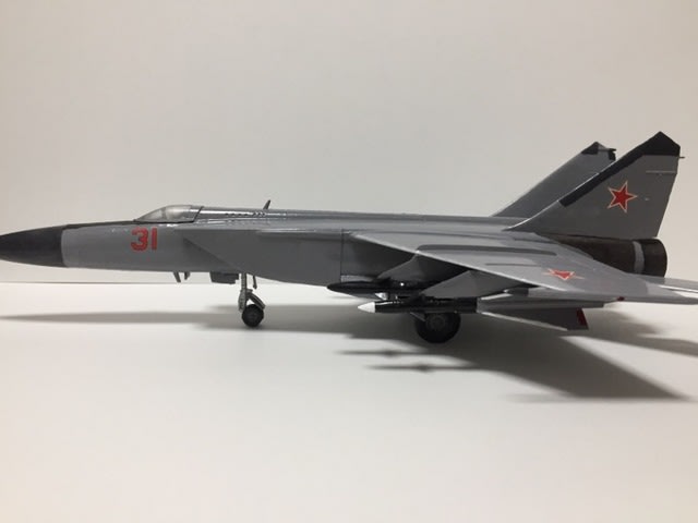 完成】ハセガワ 1/72 D4 MiG-25P(フォックスバットA) - 栗田艦隊 完成】ハセガワ 1/72 D4 MiG-25P(フォックスバットA) - 栗田艦隊