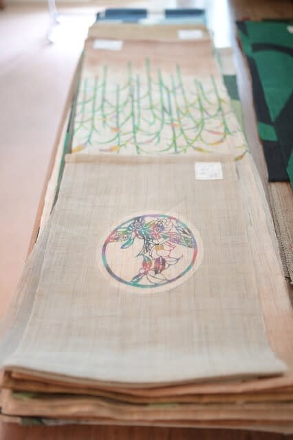 暮らしを彩る染め布 田尾日出郎 染色展 始まりました