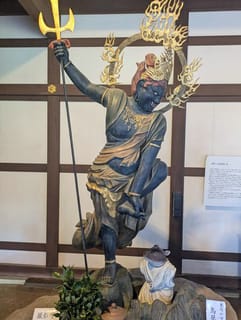 トイレの神様 烏枢沙摩明王像 うすさまみょうおうぞう 厨子付