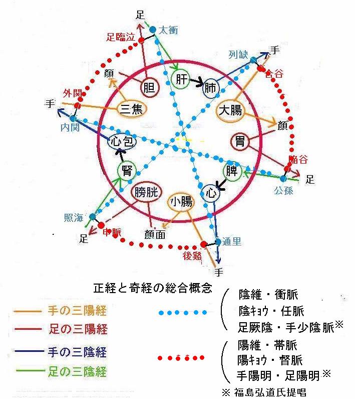 奇経八脈の宗穴の意味と身体流注区分の考察 ver.3.0 - AN現代