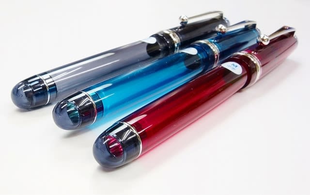 パイロット 万年筆「カスタム74」カラースケルトン - 秋田萬年筆