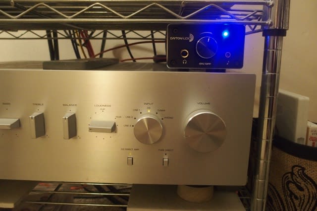 DAYTON Audio DTA-120購入、タンデムスピーカーのバイアンプ接続