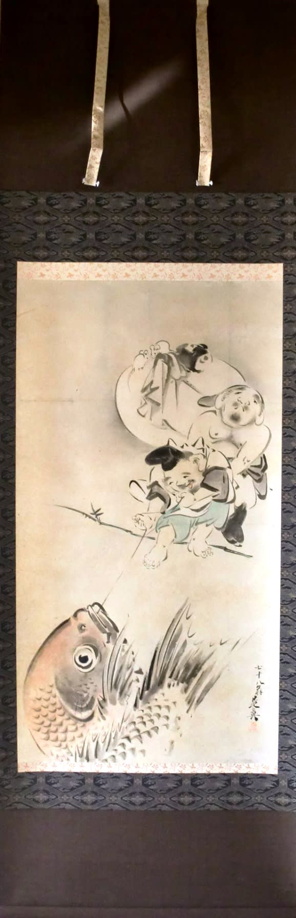 恵比寿大黒図 柴田是真筆 その4 - 夜噺骨董談義