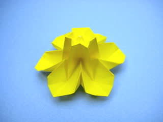 折り紙の水仙 創作折り紙の折り方