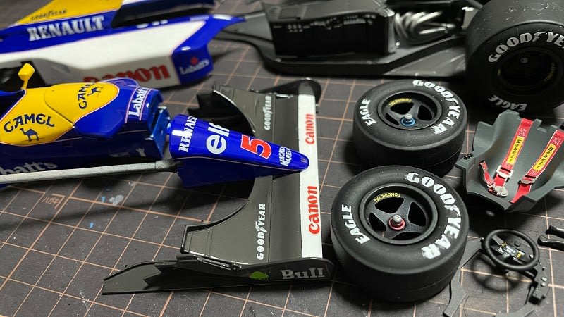 フジミ 1/20 ウィリアムズ ルノー FW14B 製作記 - 松輪で10キロ フジミ 1/20 ウィリアムズ ルノー FW14B 製作記 - 松輪で10キロ