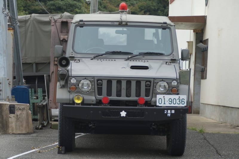 陸上自衛隊73式小型トラック 「1/2tトラック」三菱パジェロ 警務 陸上自衛隊73式小型トラック 「1/2tトラック」三菱パジェロ 警務