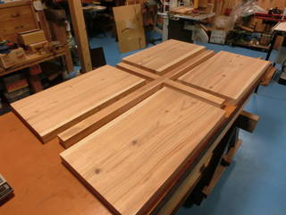 丸太からテーブルをつくる その２   福島木工家具店