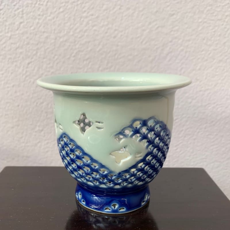 中国美術 陶磁器 | 耀州窯青磁唐草双鳥文小盤 北宋11C | gallery