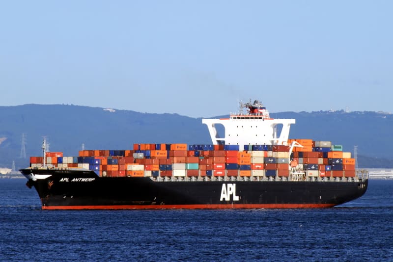 コンテナ船 「 APL ANTWERP 」 （ PAN / APL ） 7月29日 横浜初