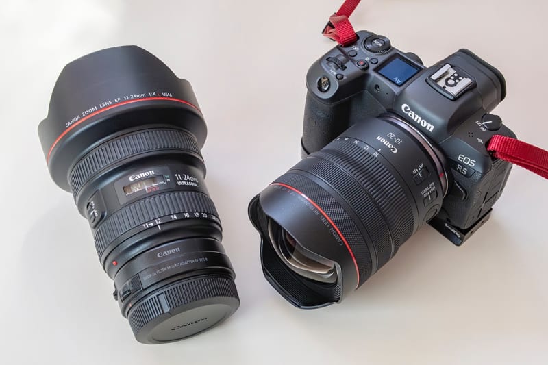 CANON RF10-20mm F4 L IS STMとEF11-24mm F4L USMについて CANON RF10-20mm F4 L IS STMとEF11-24mm F4L USMについて