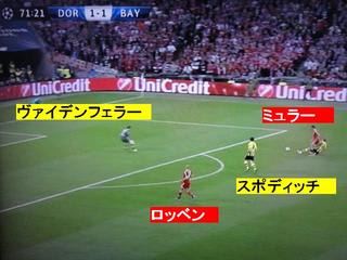 UEFAチャンピオンズリーグ12/13 決勝 バイエルン・ミュンヘン vs