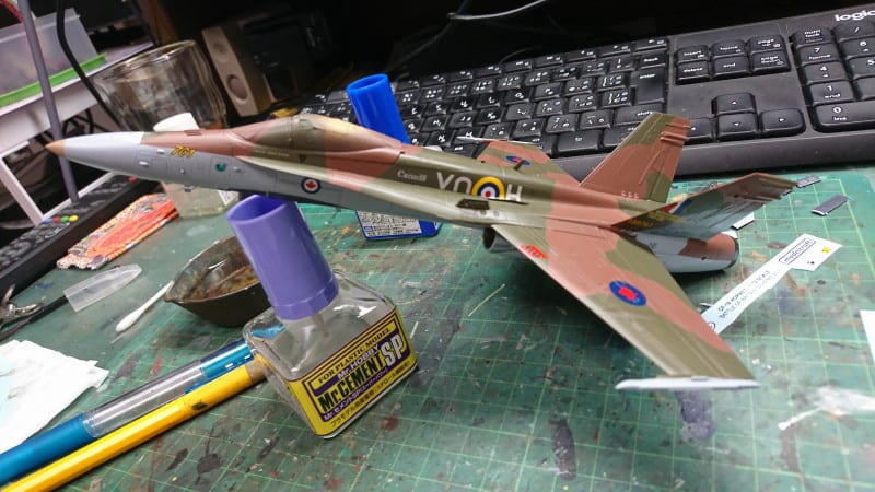 カナックモデル1/72】CF-18Aホーネット カナダ空軍BoB特別塗装機