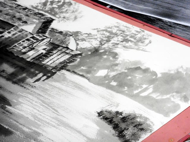 短期集中講座 現代水墨画 「篠原貴之の創作方法」② - SAKURA 短期集中講座 現代水墨画 「篠原貴之の創作方法」② - SAKURA