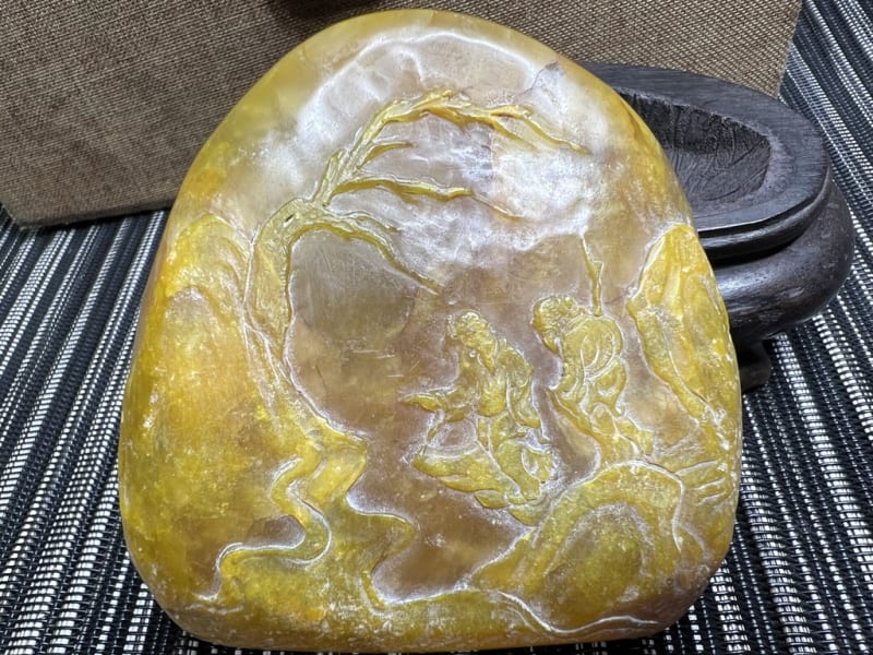 田黄が欲しいが 大山黄なら大満足 - 植物園「 槐松亭 」