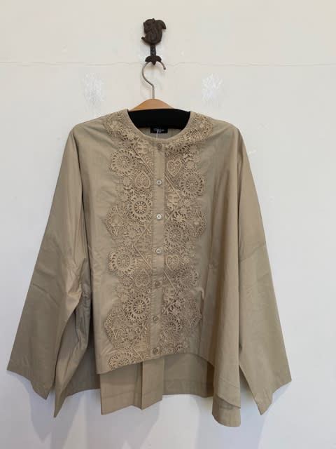 偉大な marble SUD 『doily lace』羽織りブラウス＆シャツワンピース トップス