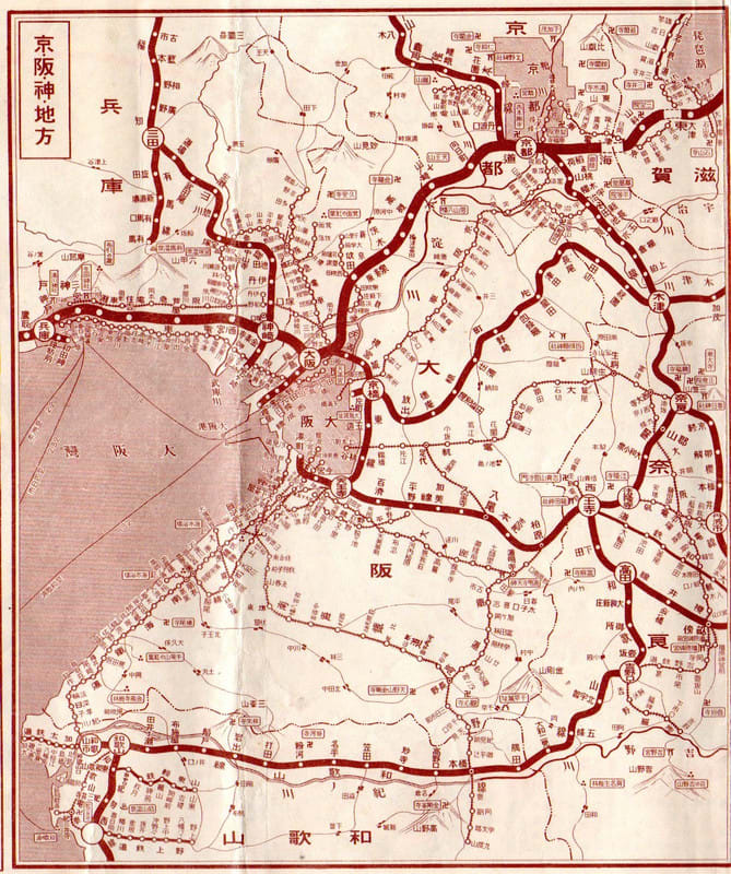 送料無料 店舗 l－168 新日本古地図学会 - 大正14年 全国鉄道地圖.名勝交通案内 地図・旅行ガイド