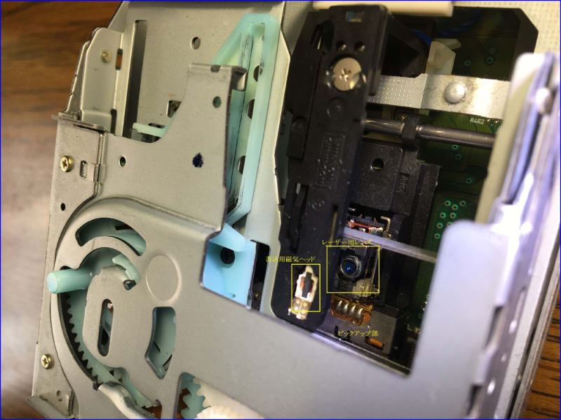 VICTOR UX-Z7MD-SのMDドライブを修復する - rabbit51 VICTOR UX-Z7MD-SのMDドライブを修復する - rabbit51
