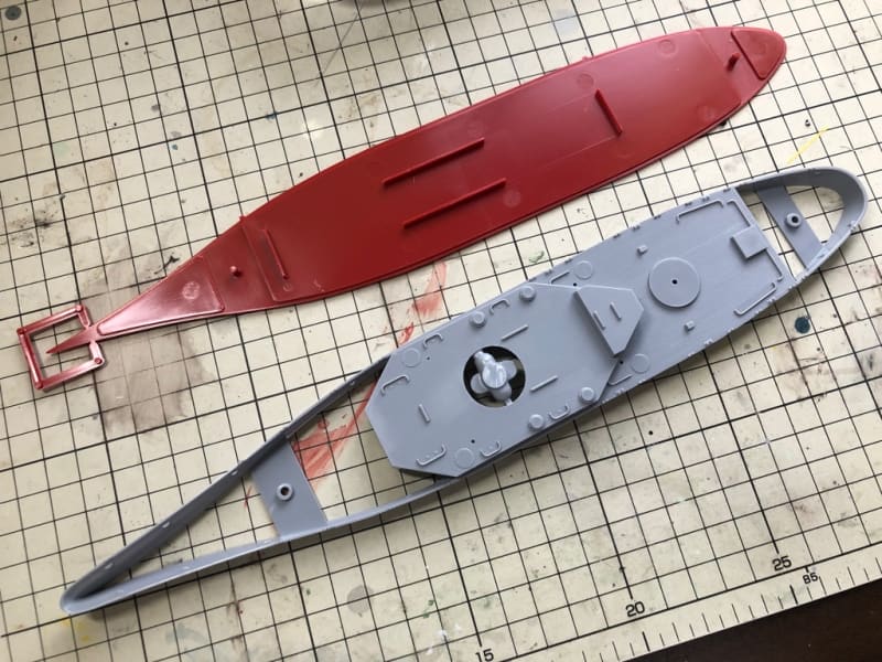 ハセガワ】1/700 アメリカ戦艦 サウスダコタ BB-57 製作記No,1