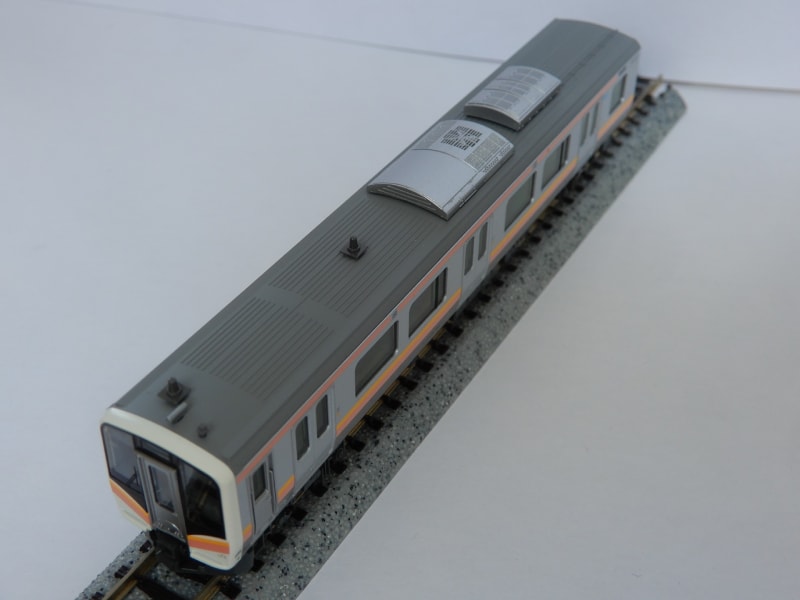 KATO E129系100番台 (霜取りパンタ搭載車)2両セット 入線 KATO E129系100番台 (霜取りパンタ搭載車)2両セット 入線