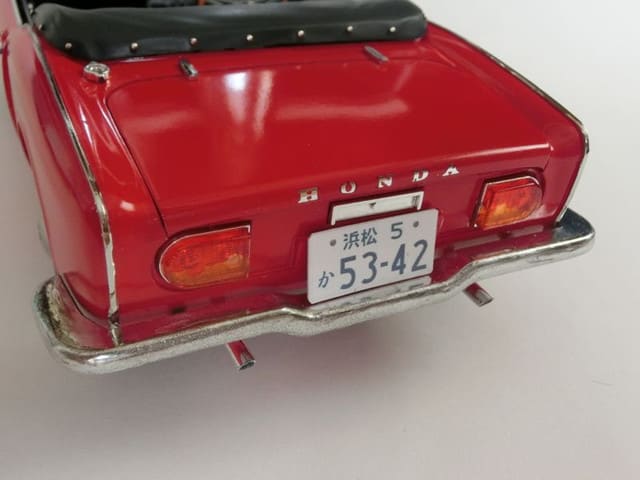 1/12童友社／オオタキ ホンダS800 ＃3Dモデリング 完成