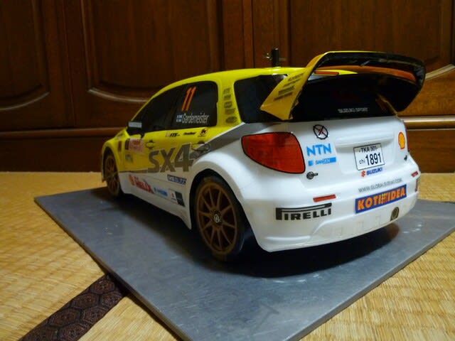 SUZUKI SX4 WRC タミヤ。 230210 - 趣味と仕事の融合。 SUZUKI SX4 WRC タミヤ。 230210 - 趣味と仕事の融合。