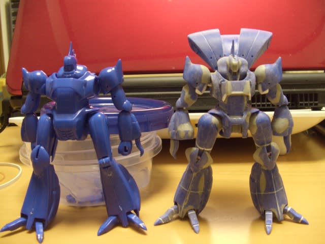 送料無料 店舗 オーラバトラー 旧キット1/72 部長職のお仕事 - 完成 ビランビー ロボット