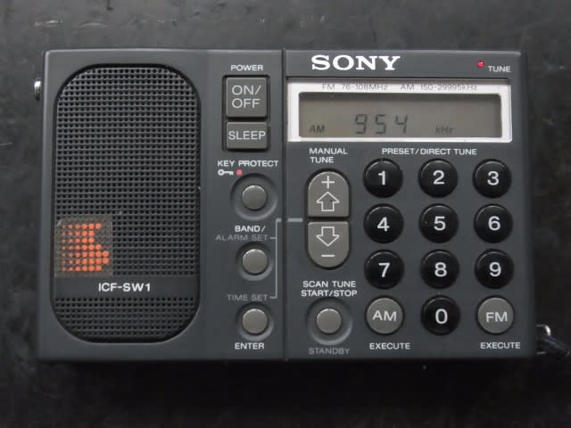 SONY, ICF-SW1 - テレビ修理-頑固親父の修理日記 SONY, ICF-SW1 - テレビ修理-頑固親父の修理日記
