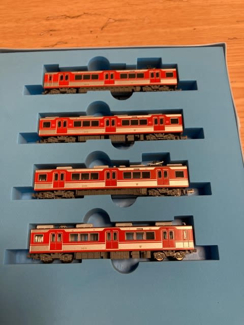 MicroAce 神戸電鉄3000系・中期型・新塗装の入線 - ぼち吉鉄道