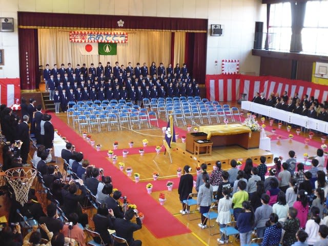 卒業式 お別れ式 南赤塚小学校ブログ