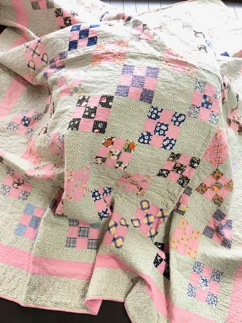 U.S.A.アンティークキルト、キルトトップ - Chouchou U.S.A.アンティークキルト、キルトトップ - Chouchou