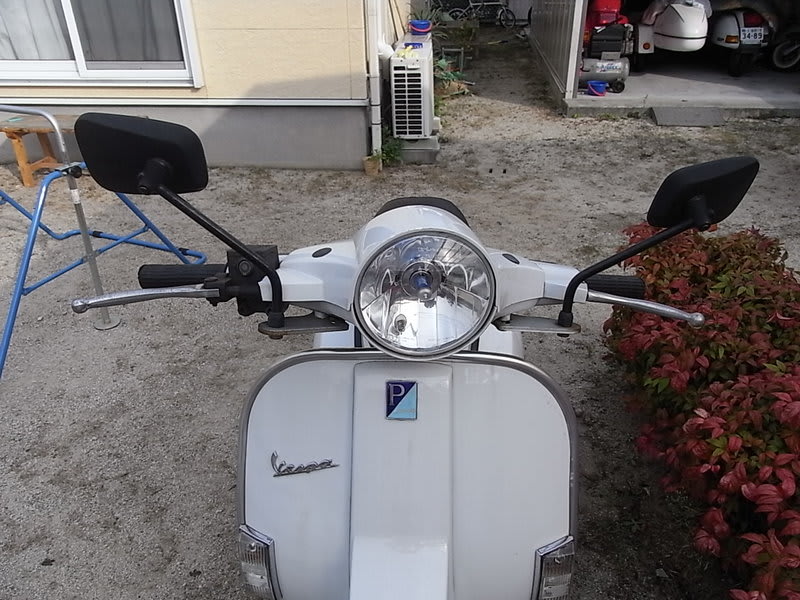 Vespa純正 ブラックミラー左右セット | Vespa（ベスパ）の事なら