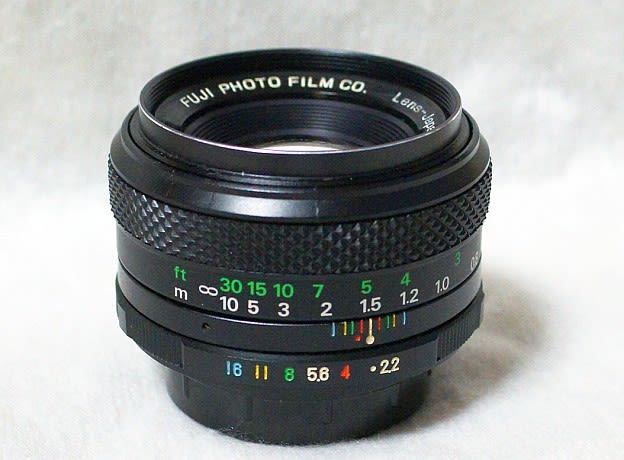 富士フィルムFUJINON 55mm F2.2 M42マウント バブルボケレンズ