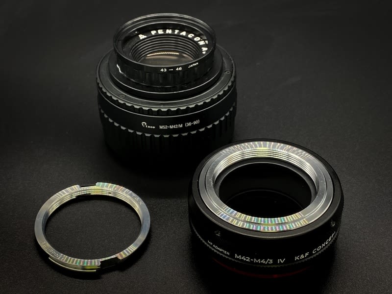 バブルボケ神の PENTACON AV 80mm F2.8 をM42へ改造 - ぺんぺん草